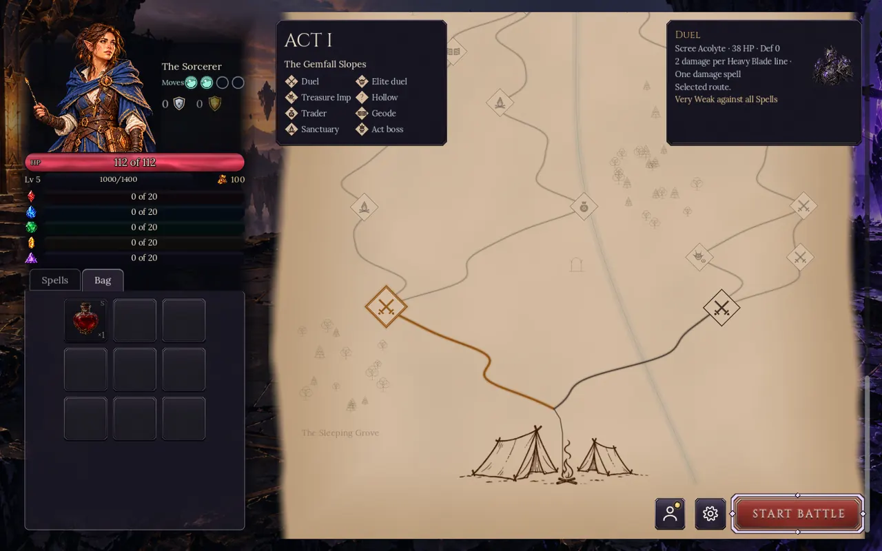 The world map